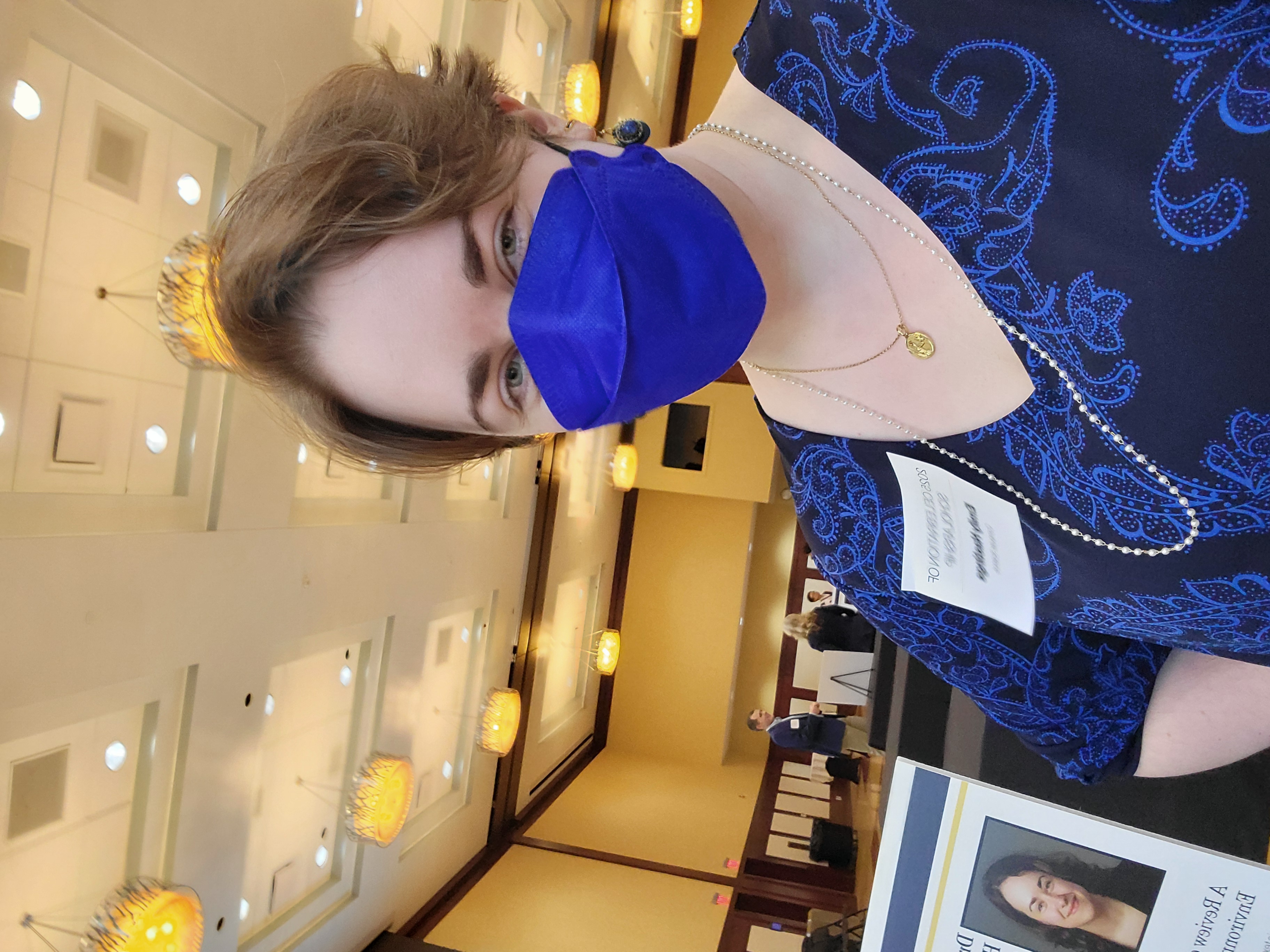 Emily at the Celebration of Research.