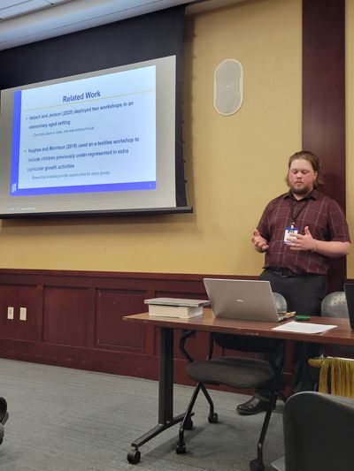 Ethan presenting at MICS