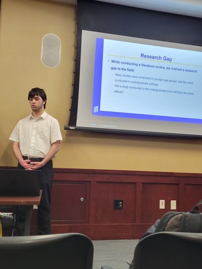 Hunter presenting at MICS