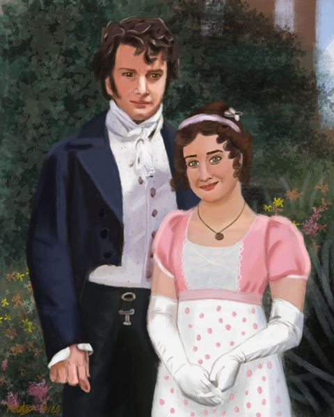 Portrait of Farnaz and Darcy.